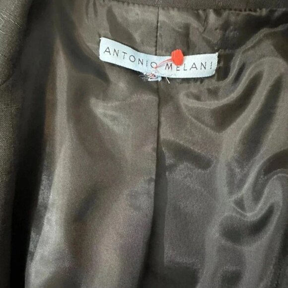 Antonio Melani Black Fitted Blazer Jacket Career Size Small - Picture 9 of 10